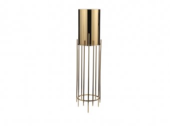 AK.JD0047 GOLD METAL AYAKLI EKLK 21*21*91cm